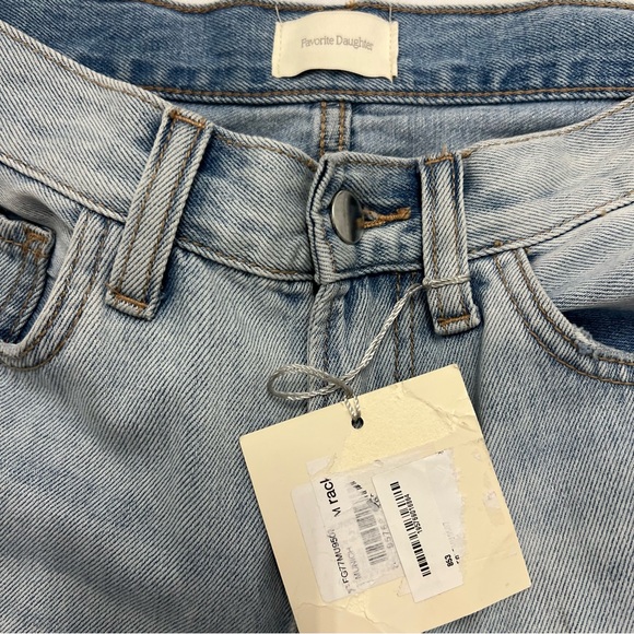 Favorite Daughter The Tommy Mid Rise Boyfriend Jeans in Munich Distressed Sz 26 - Picture 4 of 9